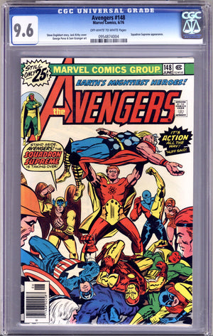 The Avengers Vol 1 148 CGC 9.6 (NM+) (1976)