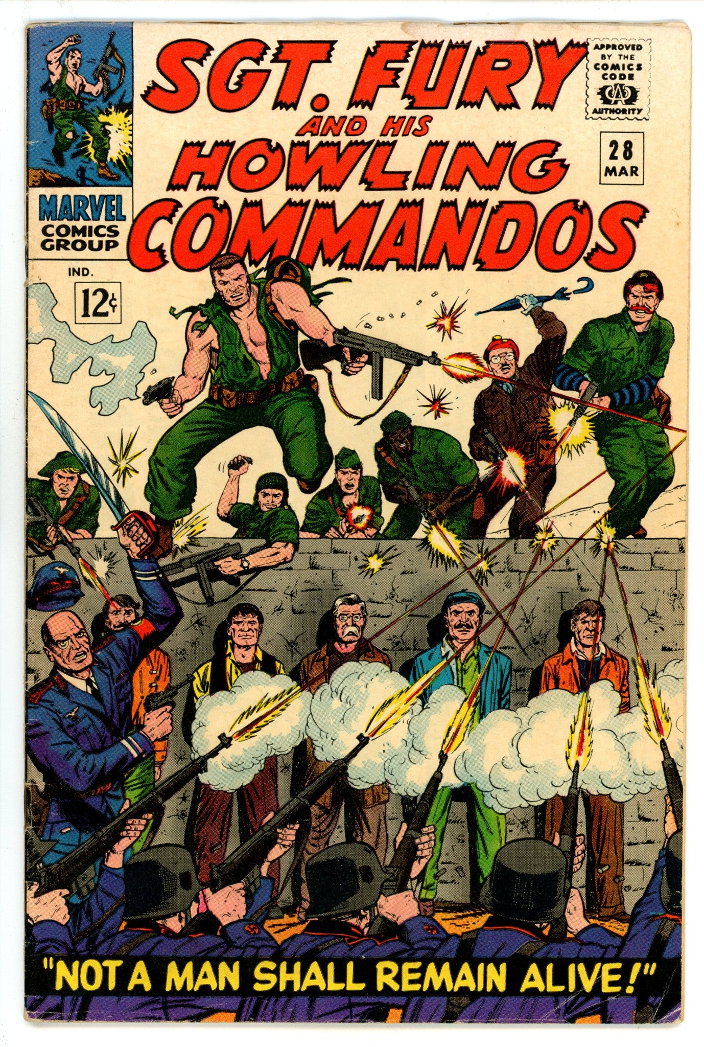 Sgt. Fury 28 VG+ (4.5) (1966) 