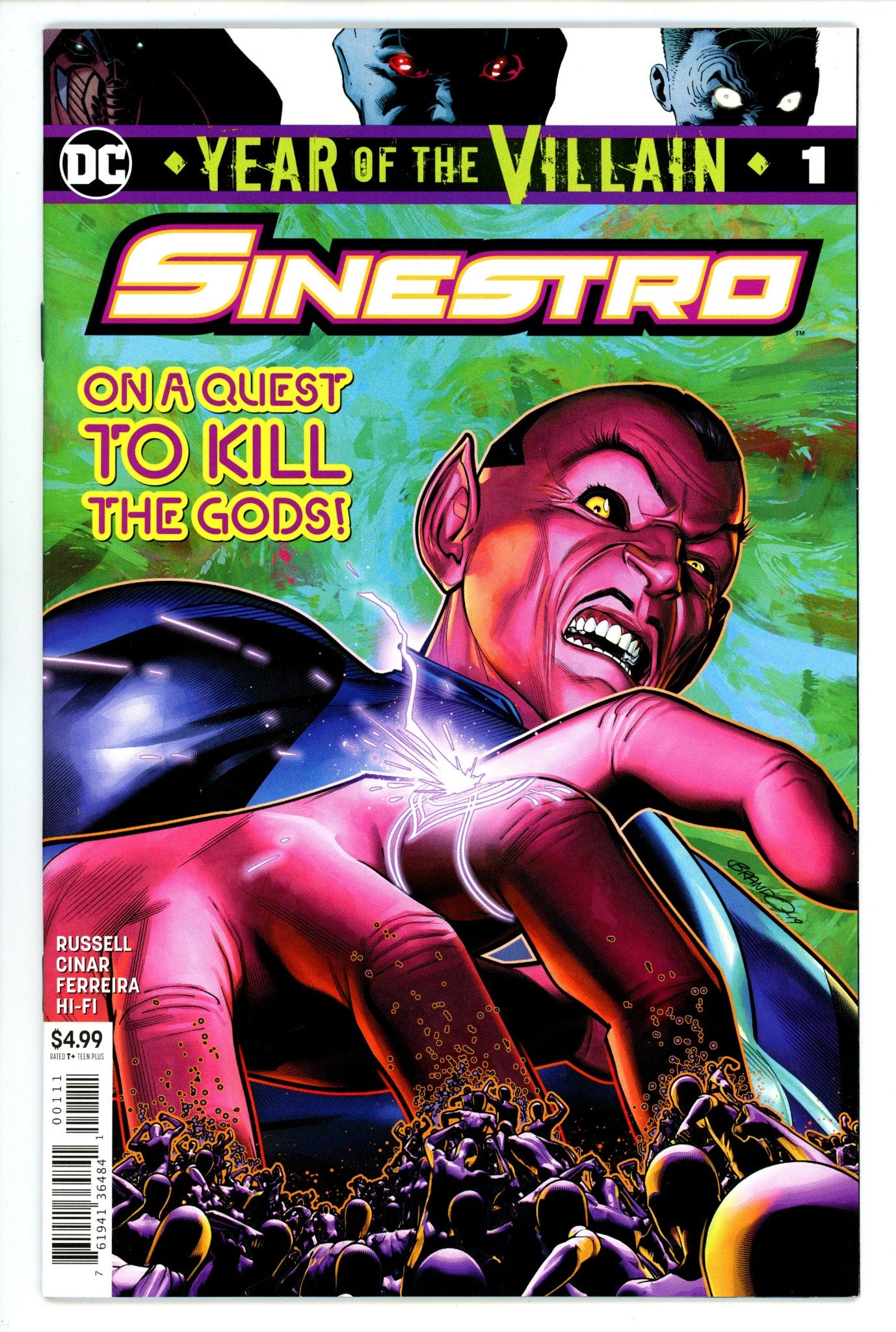 Sinestro: Year of the Villain 1 High Grade (2019) 