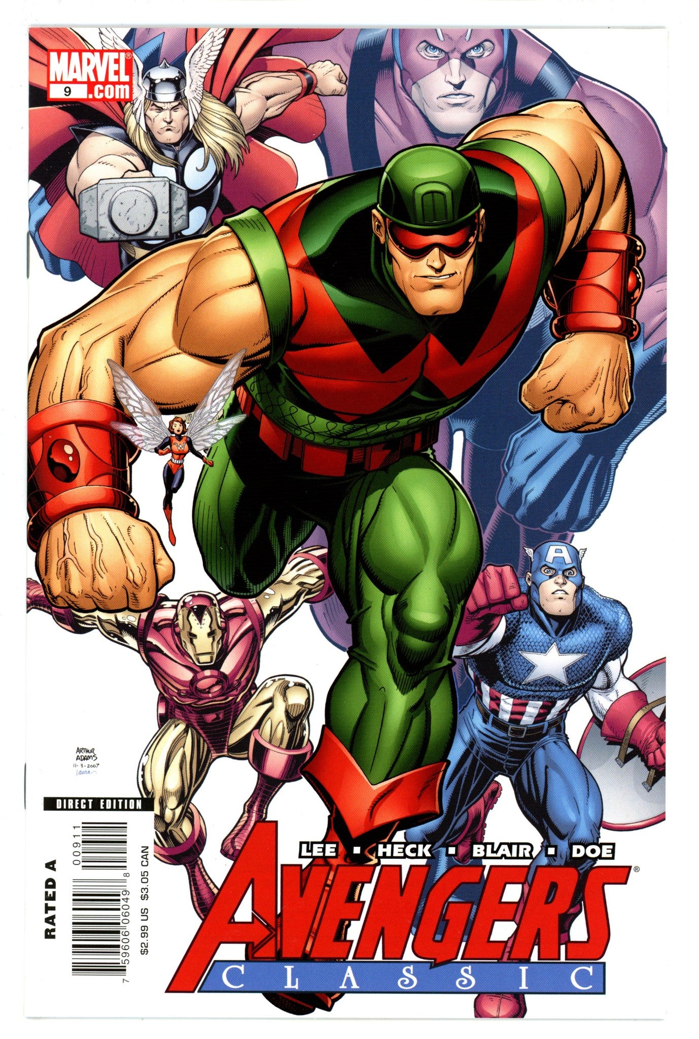 Avengers Classic 9 NM- (9.2) (2008) 