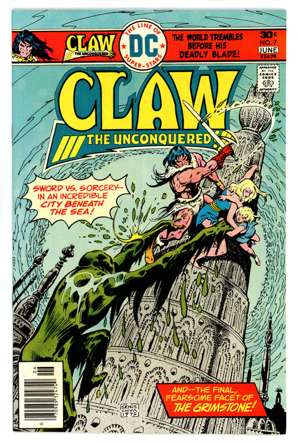 Claw the Unconquered 7 VF/NM (9.0) (1976)