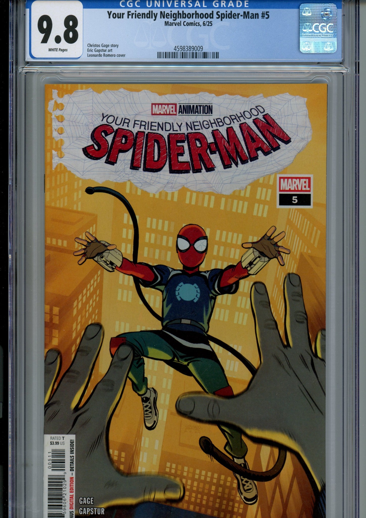 Your Friendly Neighborhood Spider-Man 5 CGC 9.8 (NM/M) (2025) 