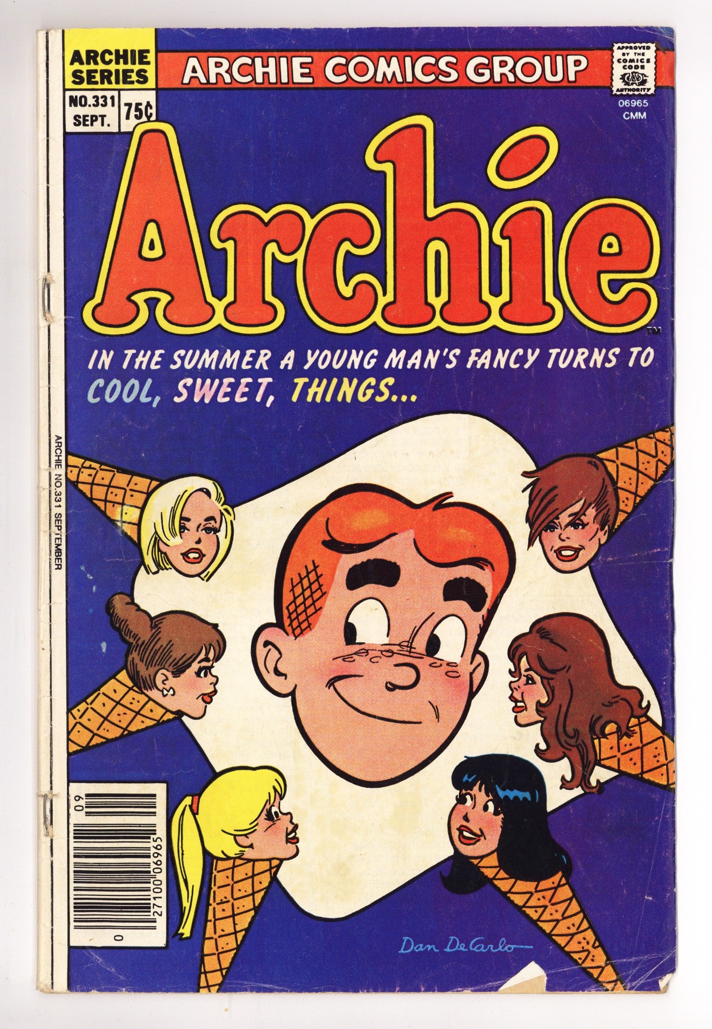 Archie Vol 1 331 Very Low Grade (1984) Canadian Price Variant 
