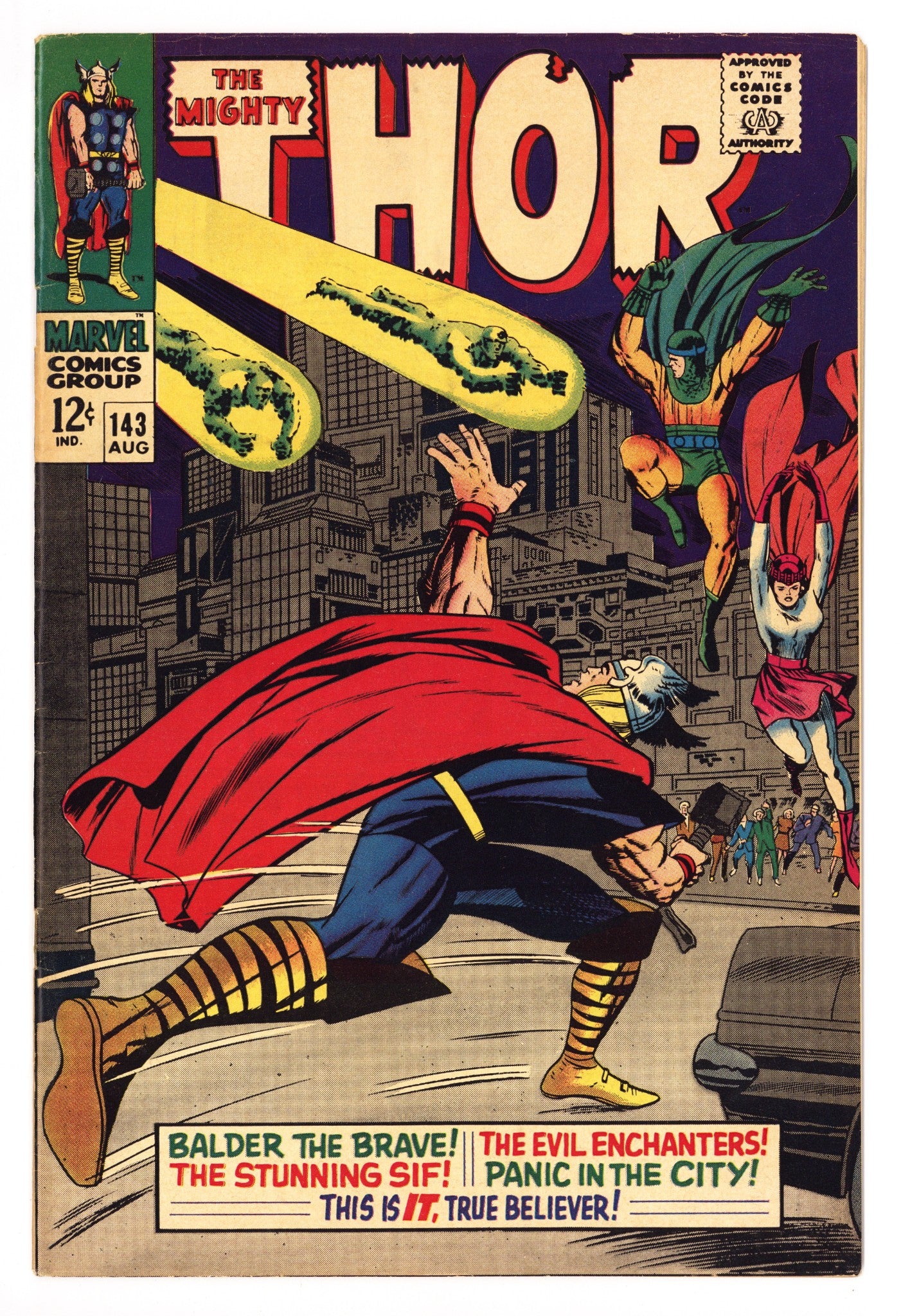 Thor Vol 1 143 VF- (7.5) (1967) 