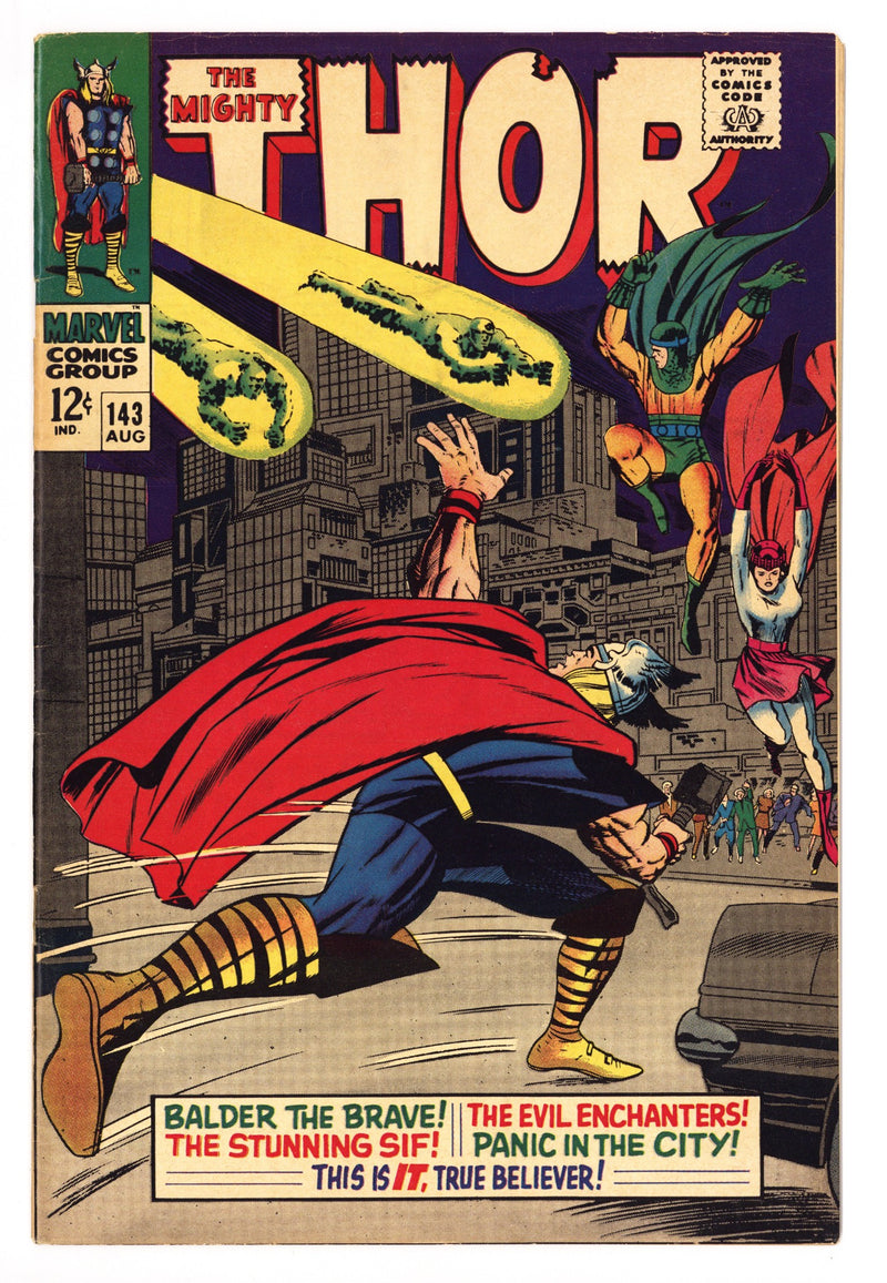 Thor Vol 1 143 VF- (7.5) (1967) 
