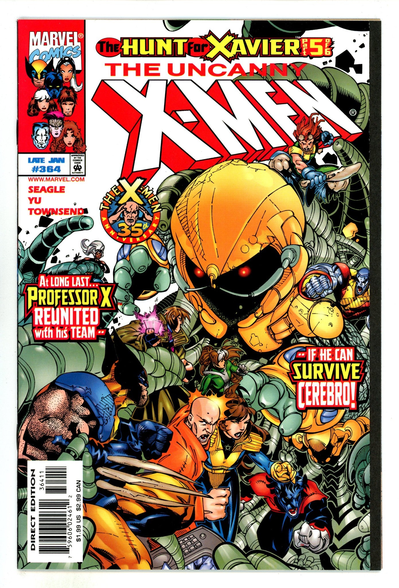 The Uncanny X-Men Vol 1 364 High Grade (1999) 