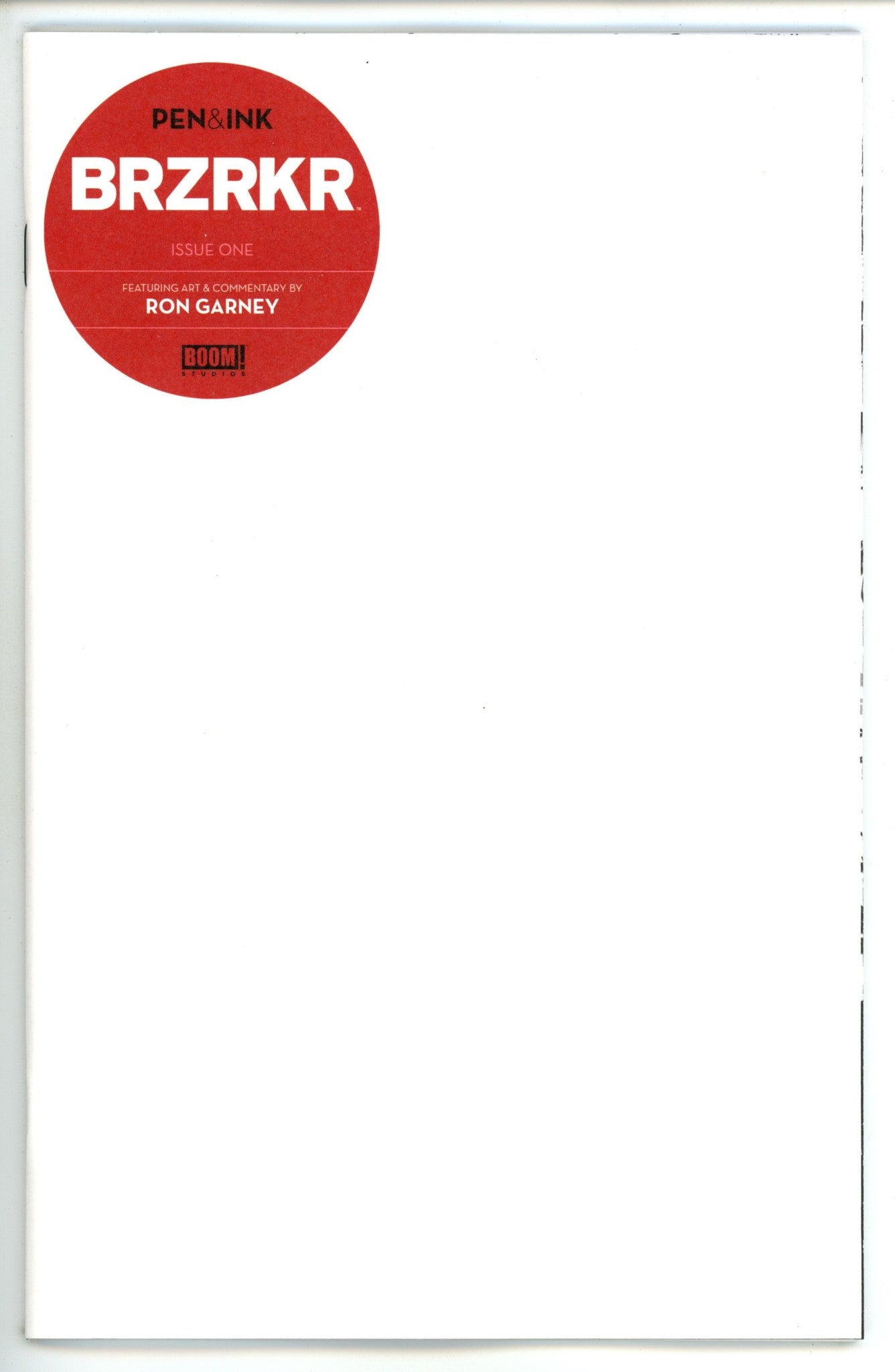 BRZRKR Pen & Ink 1 Blank Variant (2023)