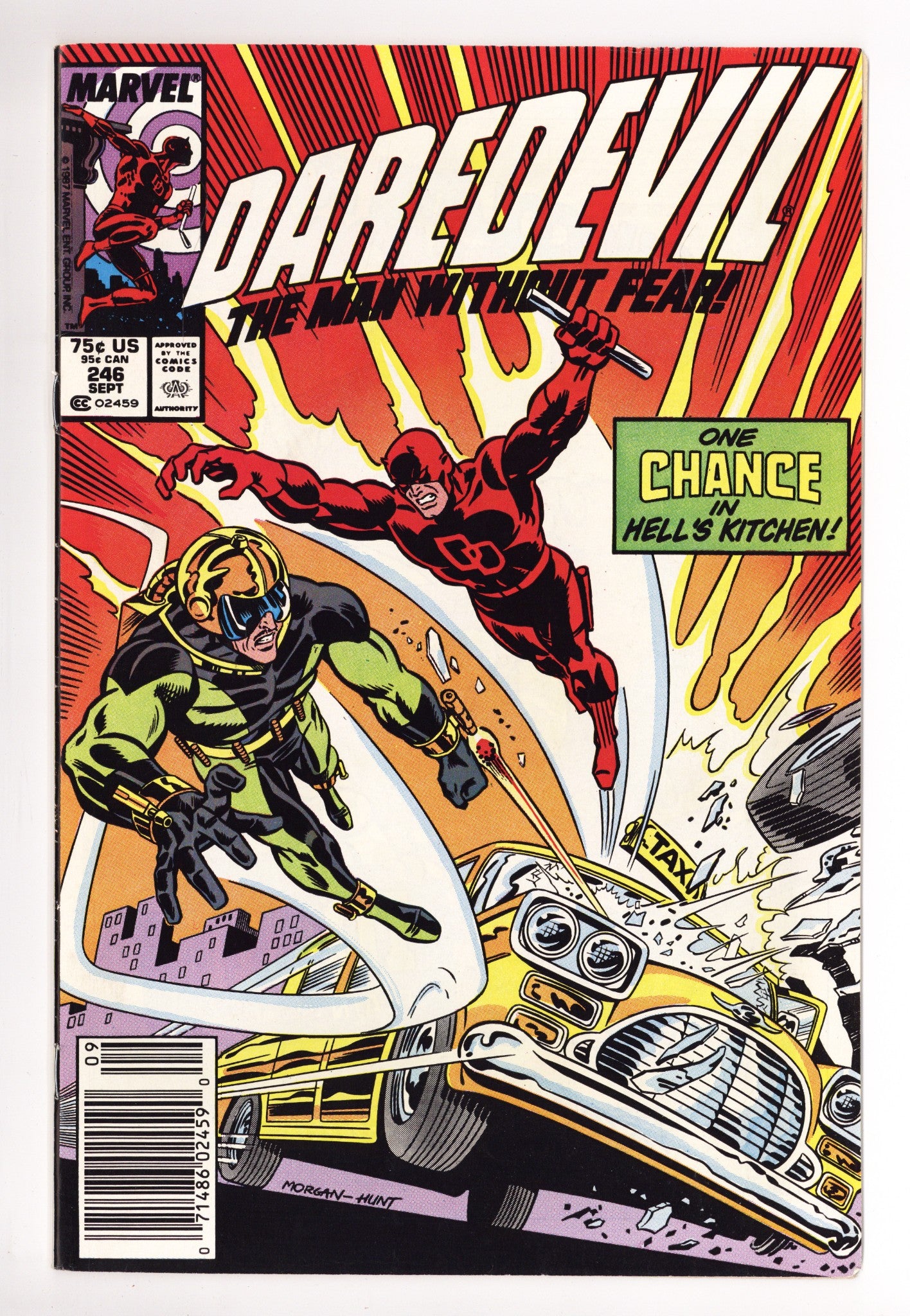 Daredevil Vol 1 246 Mid Grade (1987) Newsstand 