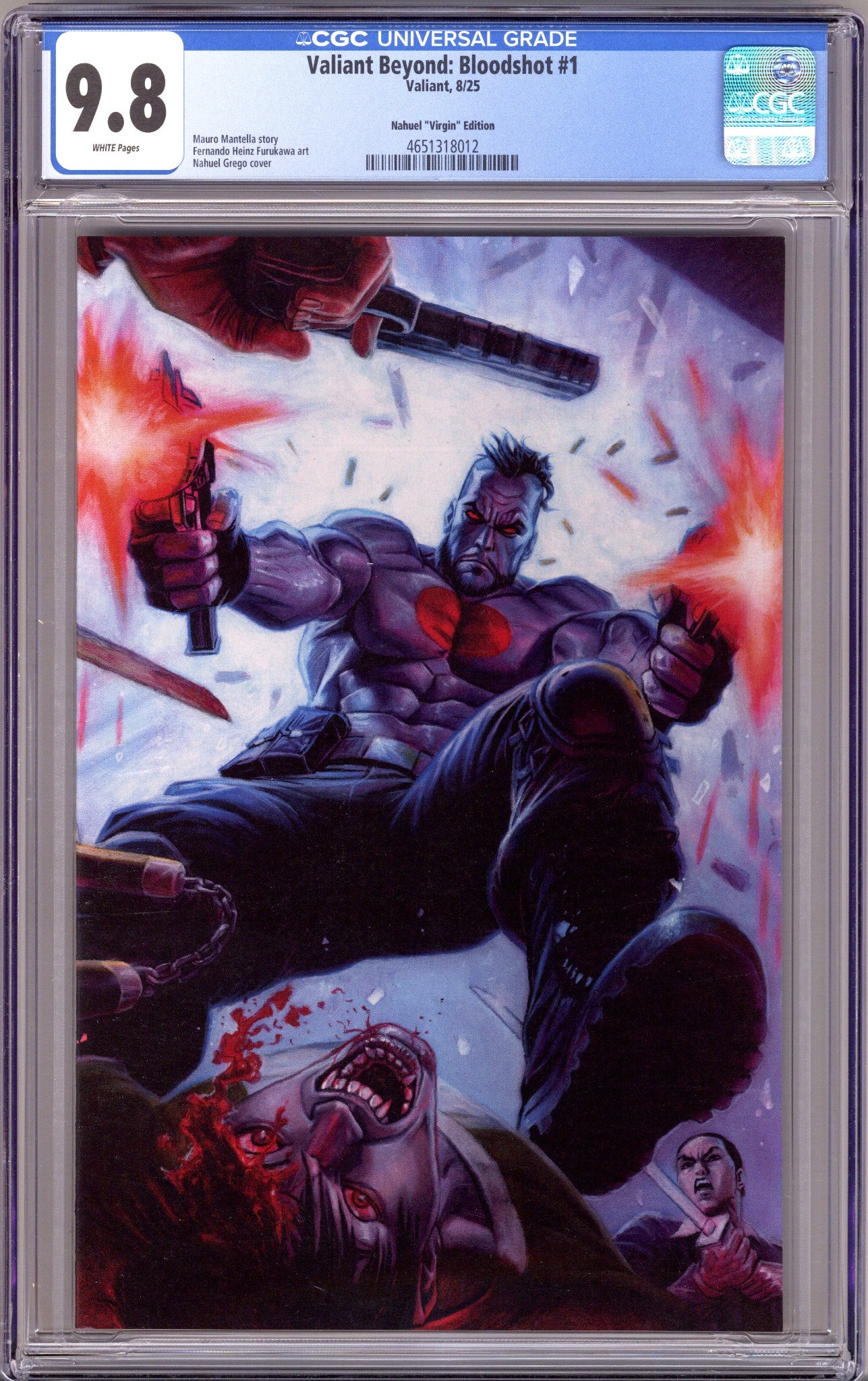 Valiant Beyond: Bloodshot 1 CGC 9.8 (NM/M) (2025) Grego Virgin Variant 
