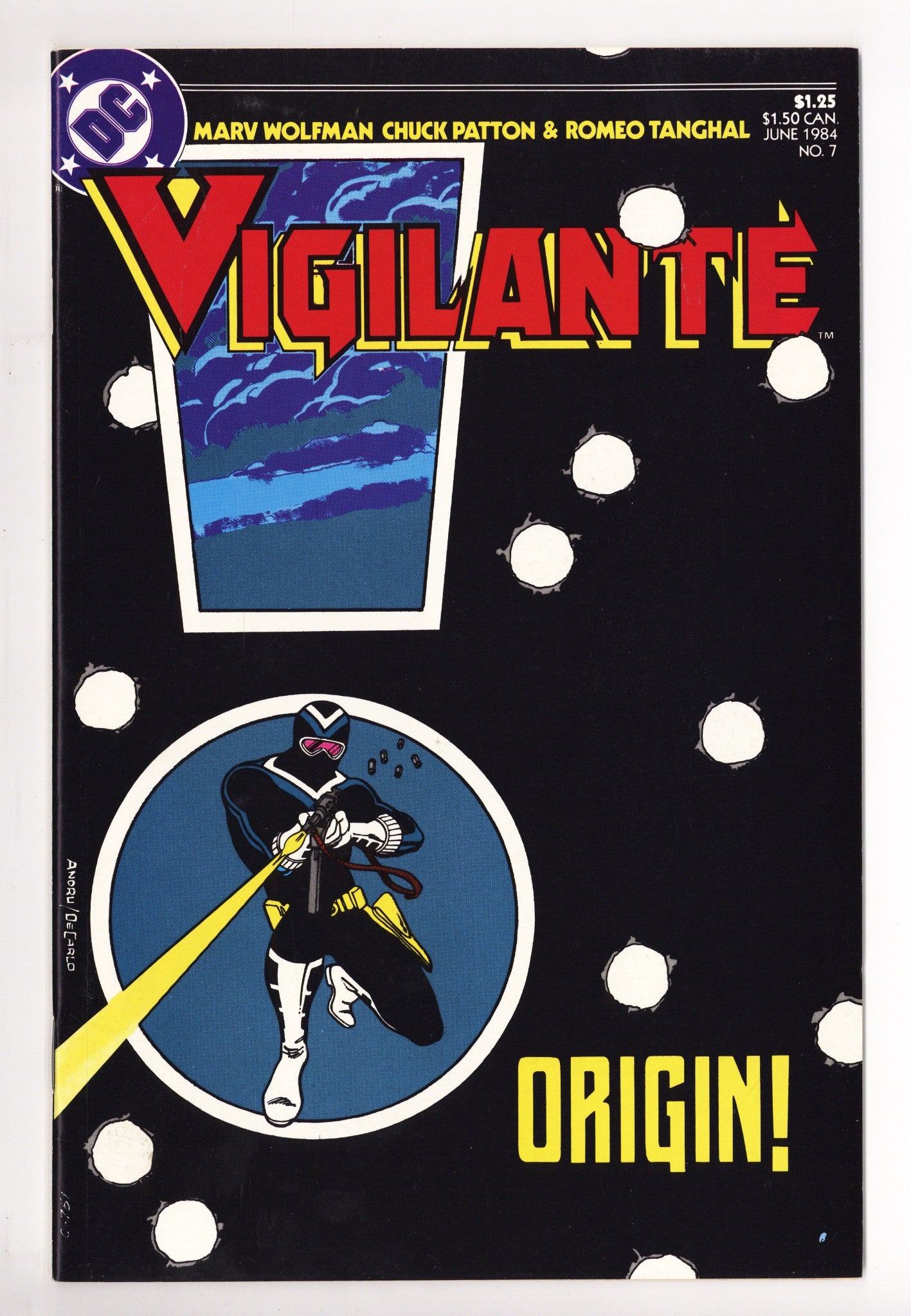 The Vigilante Vol 1 7 High Grade (1984) 