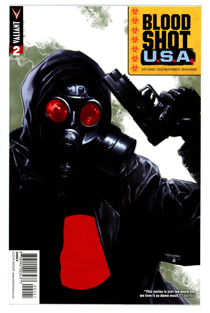 Bloodshot U.S.A. 2 High Grade (2016) Segovia Variant 