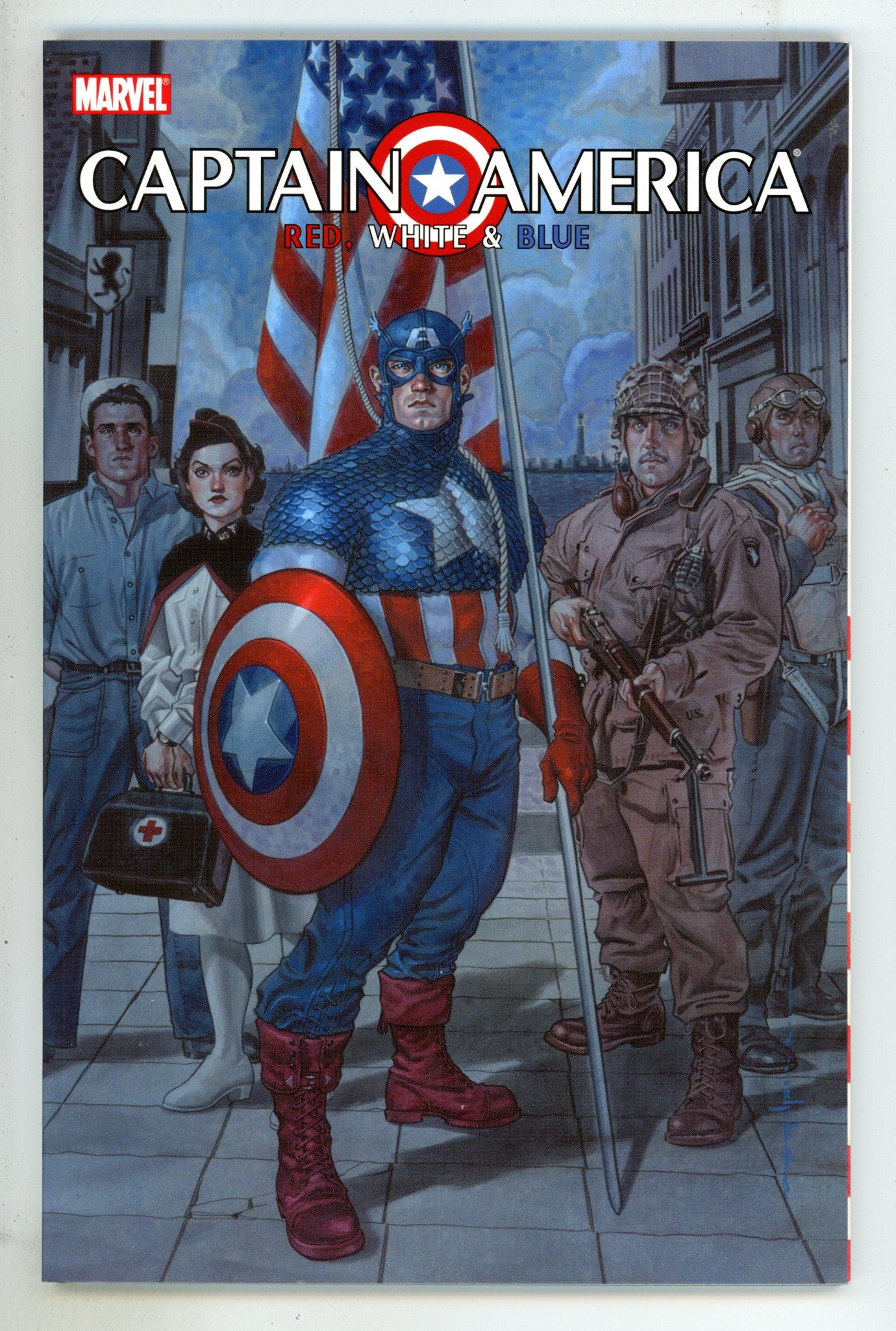 Captain America: Red, White & Blue TPB     High Grade   (2007)       