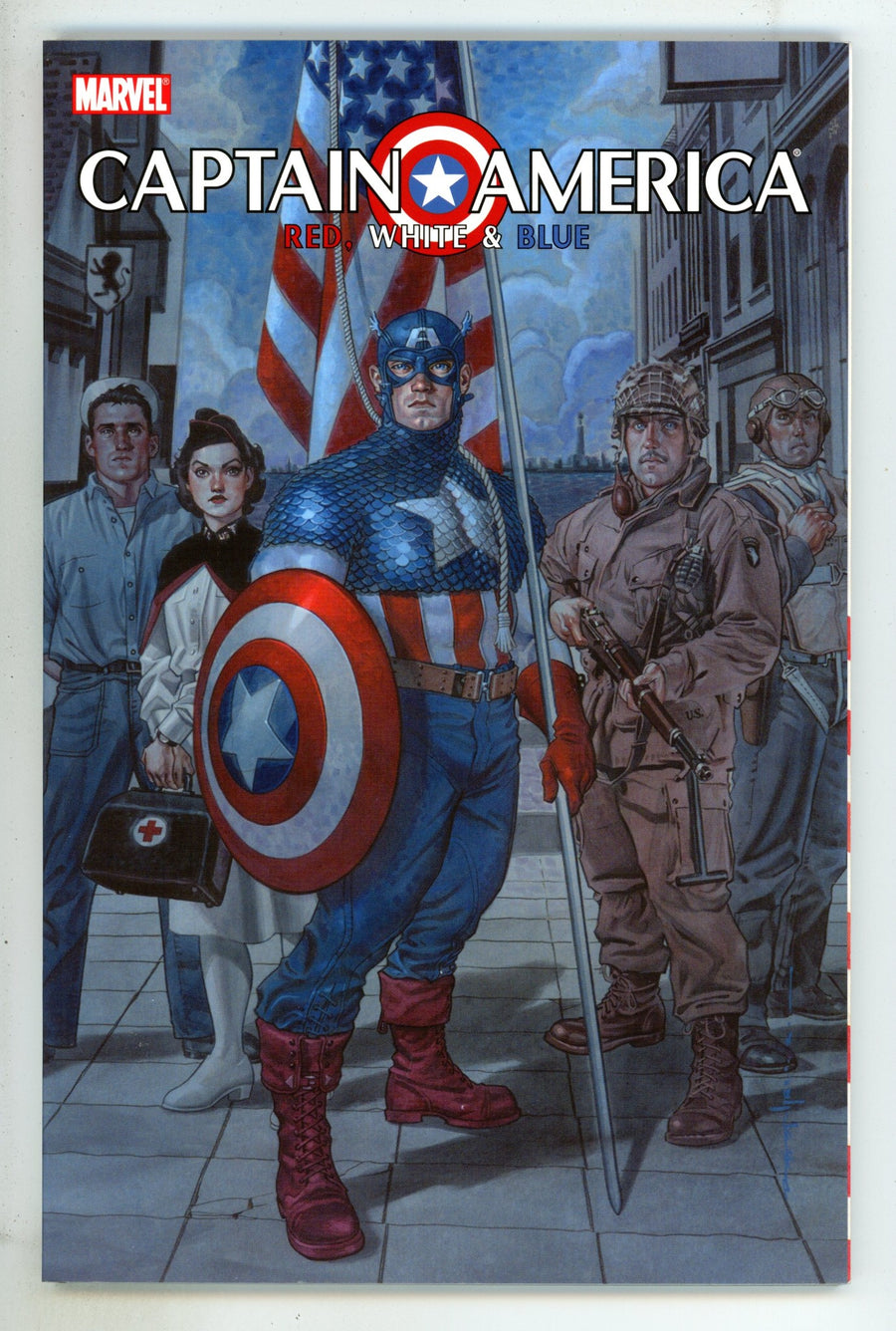 Captain America: Red, White & Blue TPB     High Grade   (2007)       