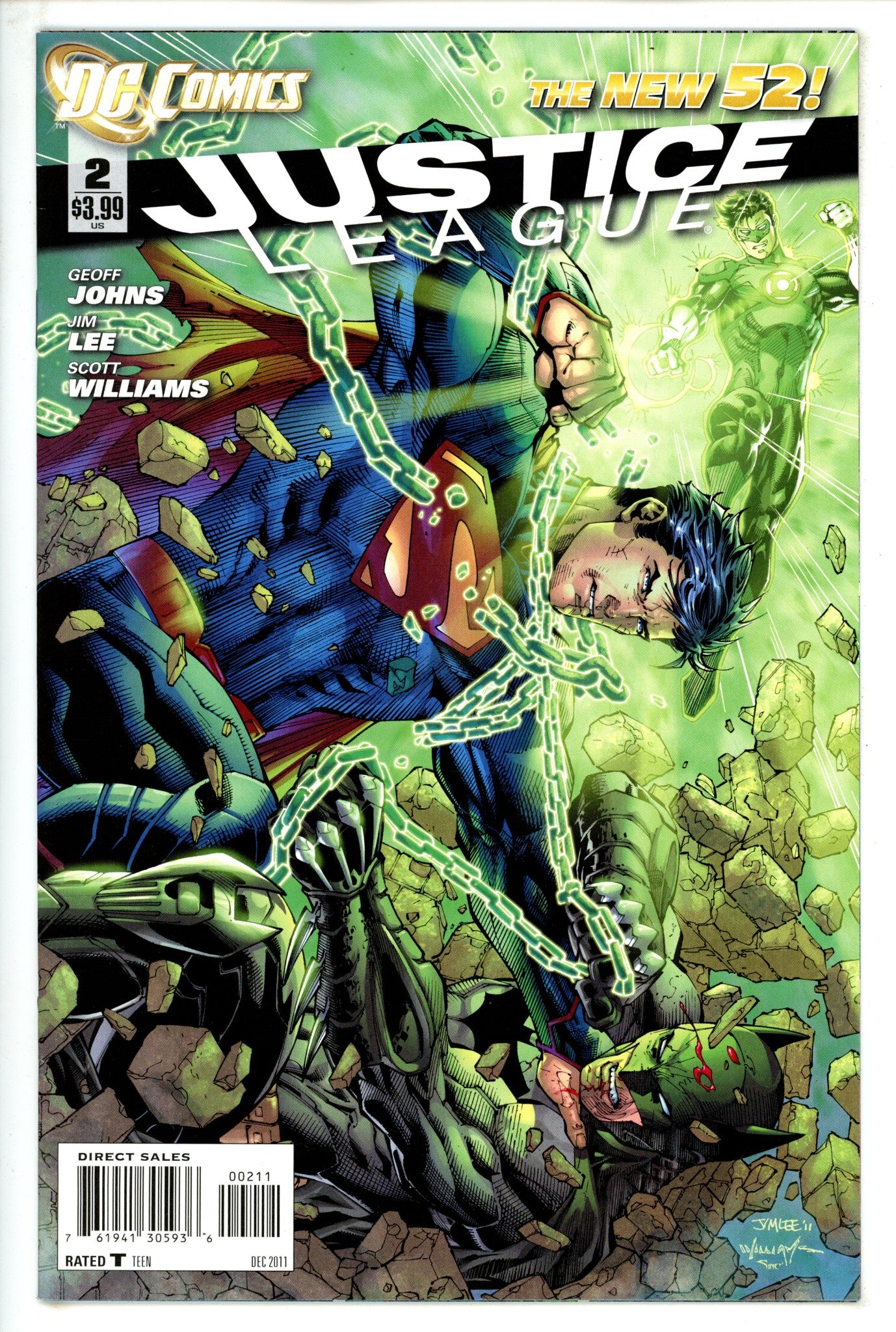 Justice League Vol 1 2Mid Grade(2011)