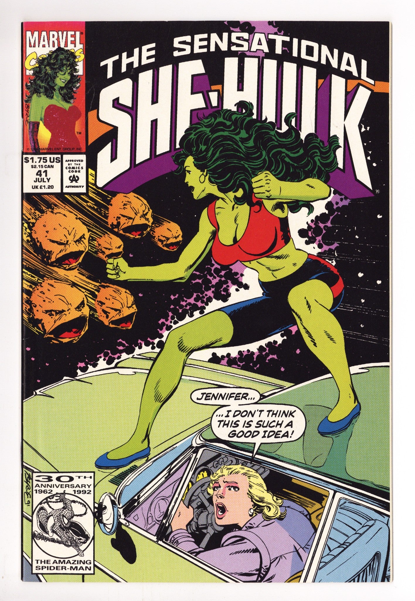 The Sensational She-Hulk 41 Mid Grade (1992) 