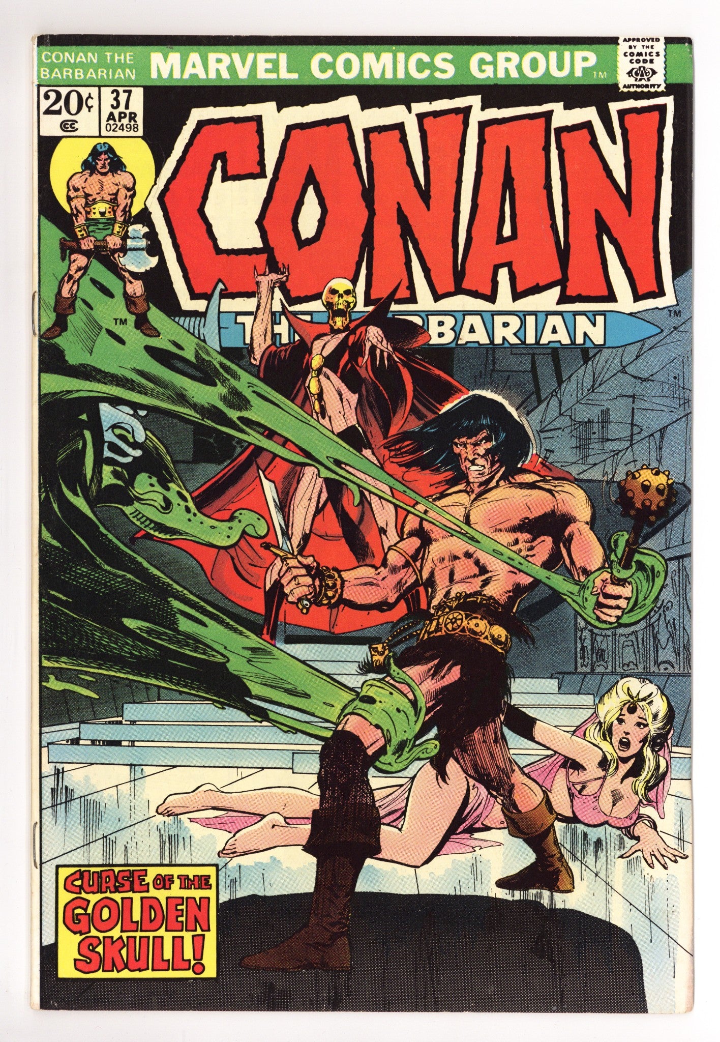 Conan the Barbarian Vol 1 37 FN (6.0) (1974) 