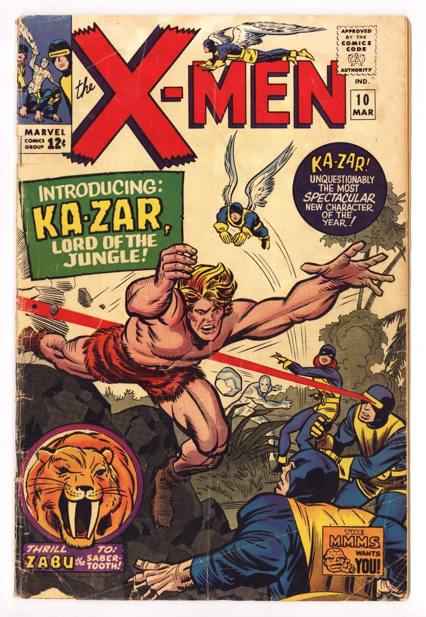 The X-Men Vol 1 10 GD (2.0) (1965) 