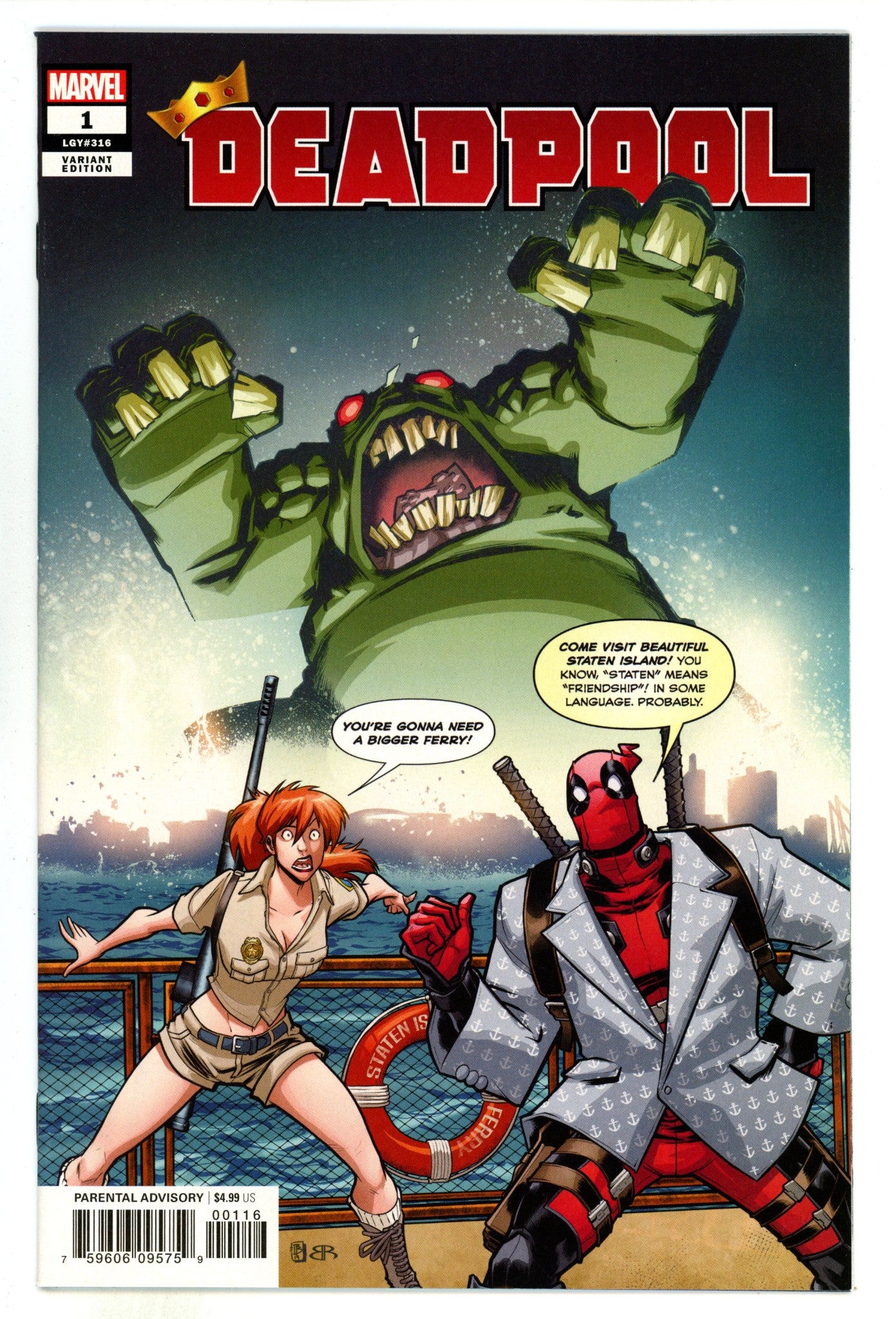 Deadpool Vol 7 1 (316)  High Grade  (2020) Baldeon  Variant  