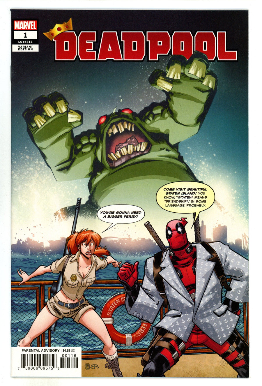 Deadpool Vol 7 1 (316)  High Grade  (2020) Baldeon  Variant  