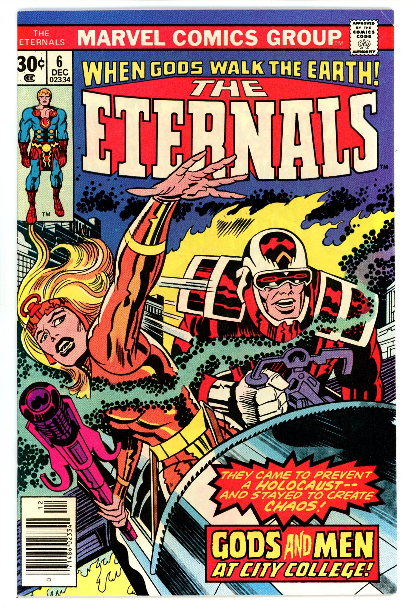 The Eternals Vol 1 6 VF+ (8.5) (1976) 
