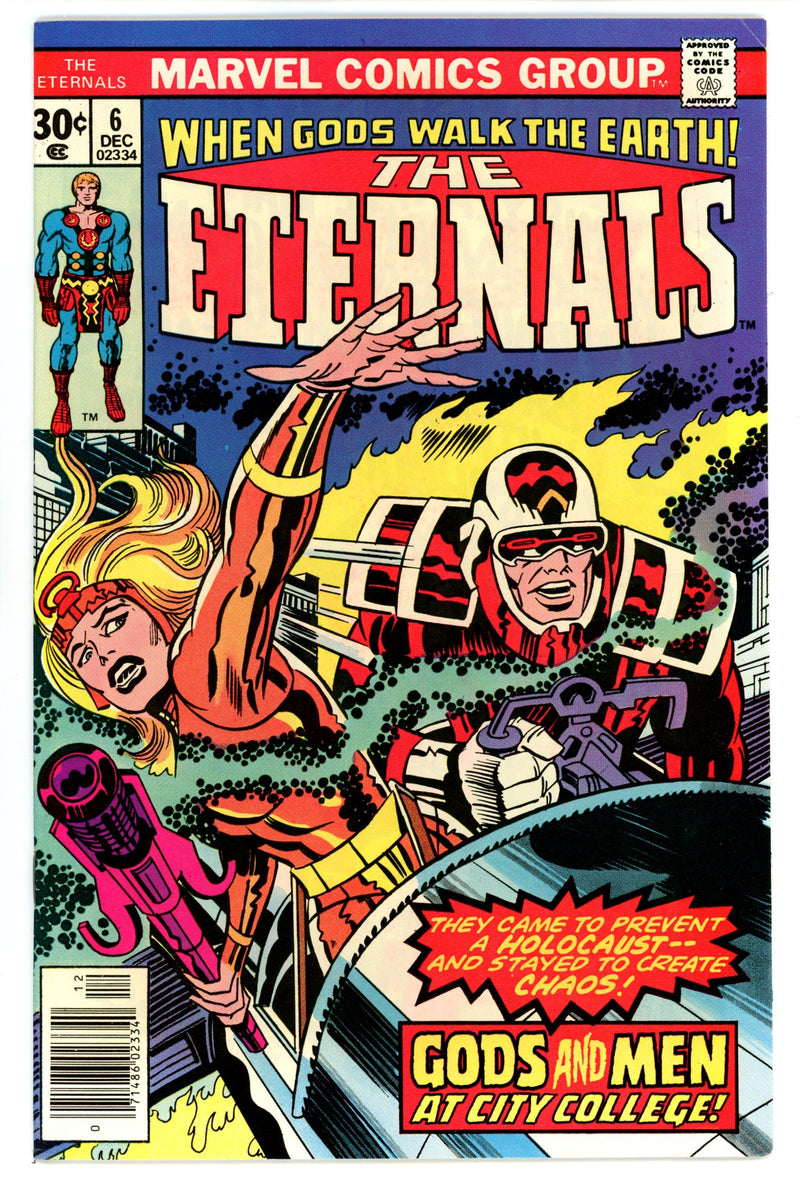The Eternals Vol 1 6 VF+ (8.5) (1976) 