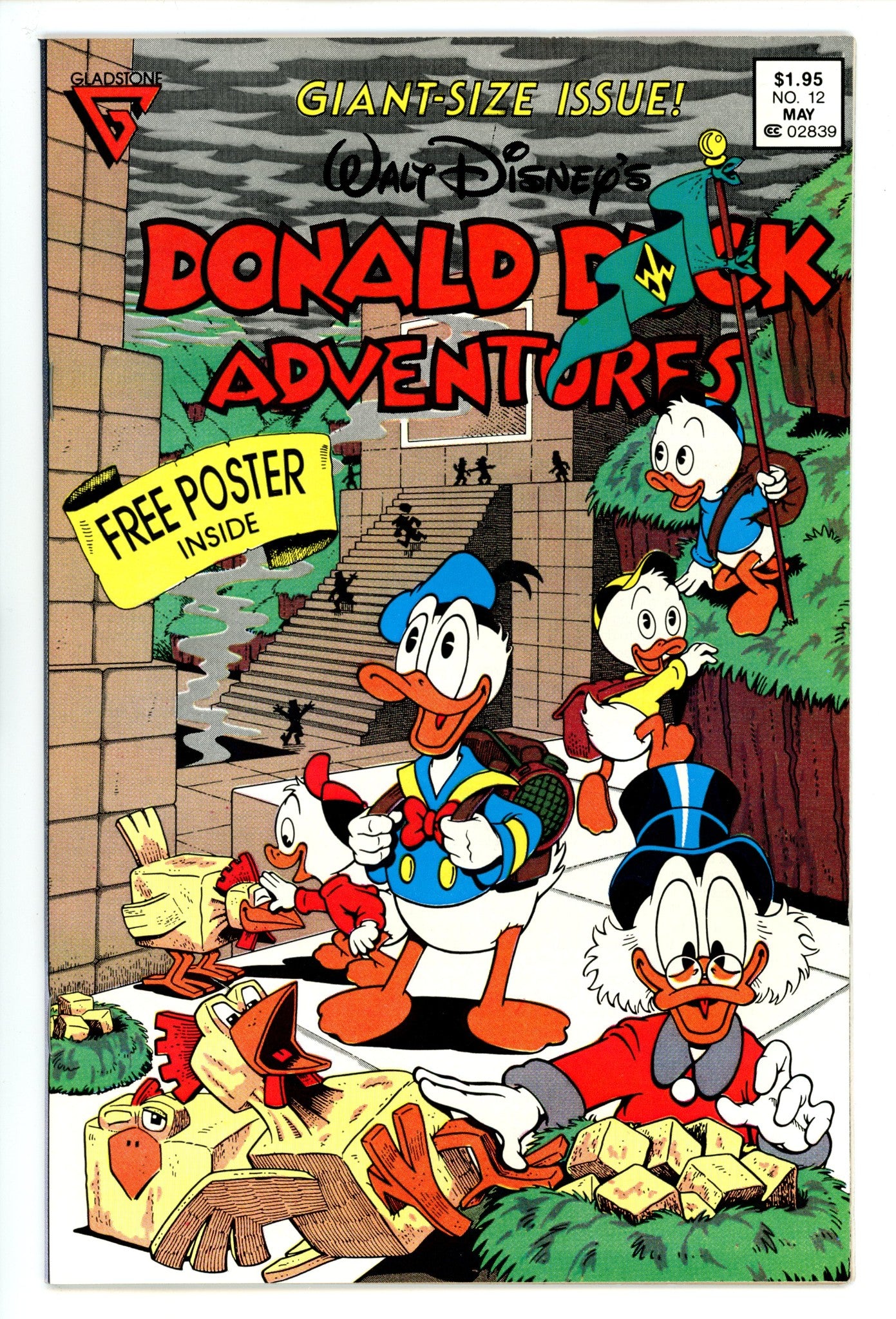 Walt Disney's Donald Duck Adventures 12 VF+ (8.5) (1989) Canadian Price Variant 