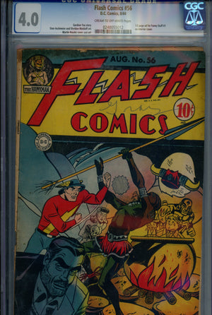 Flash Comics 56 CGC 4.0 (VG) (1944) 