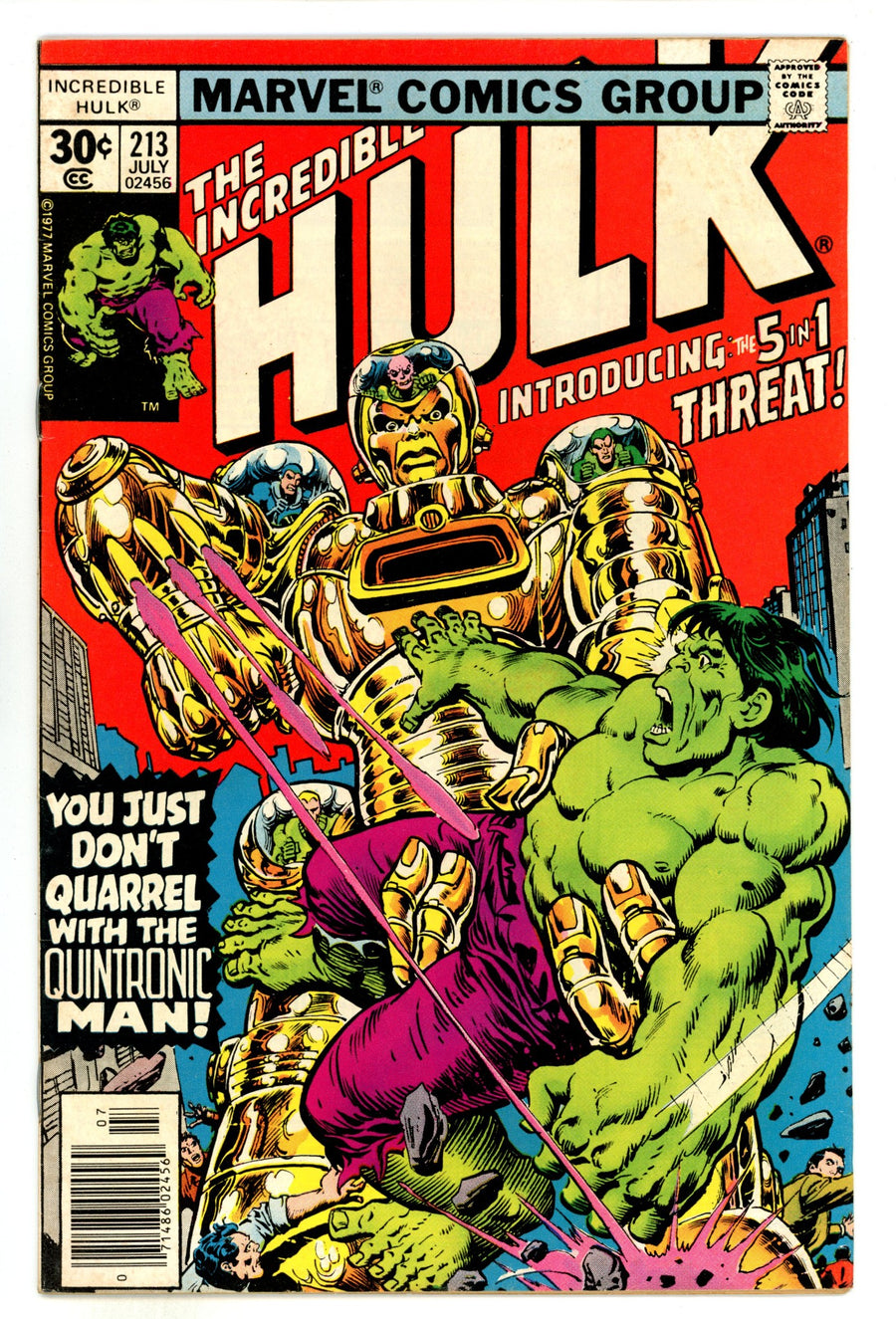The Incredible Hulk Vol 1 213 FN (6.0) (1977) 