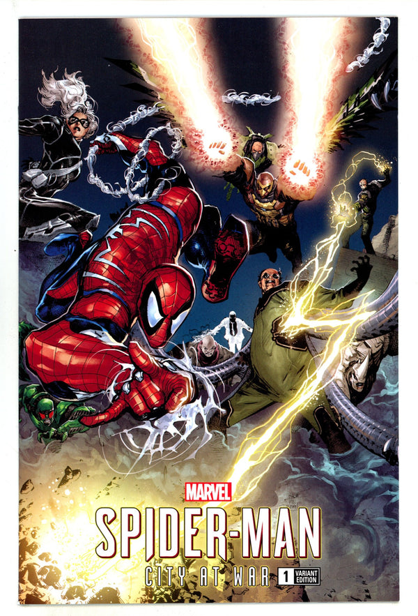 Marvel's Spider-Man: City at War 1 NM- (9.2) (2019) Tan Exclusive Variant