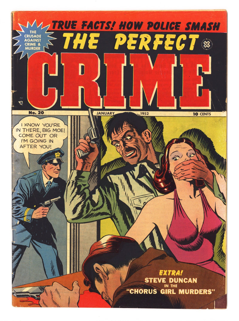 The Perfect Crime 20 FN- (5.5) Colour Touch (1952) 