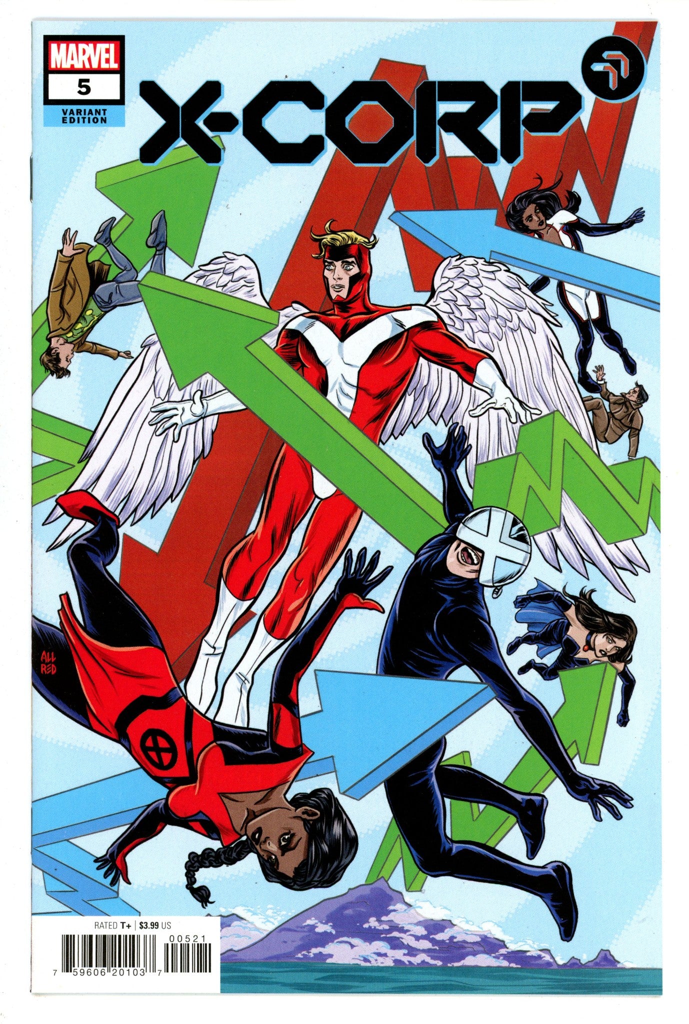 X-Corp Vol 1 5 High Grade (2021) Allred Variant 