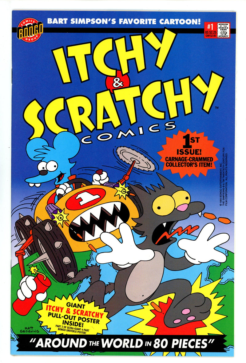 Itchy & Scratchy Comics 1 NM- (9.2) (1993) 
