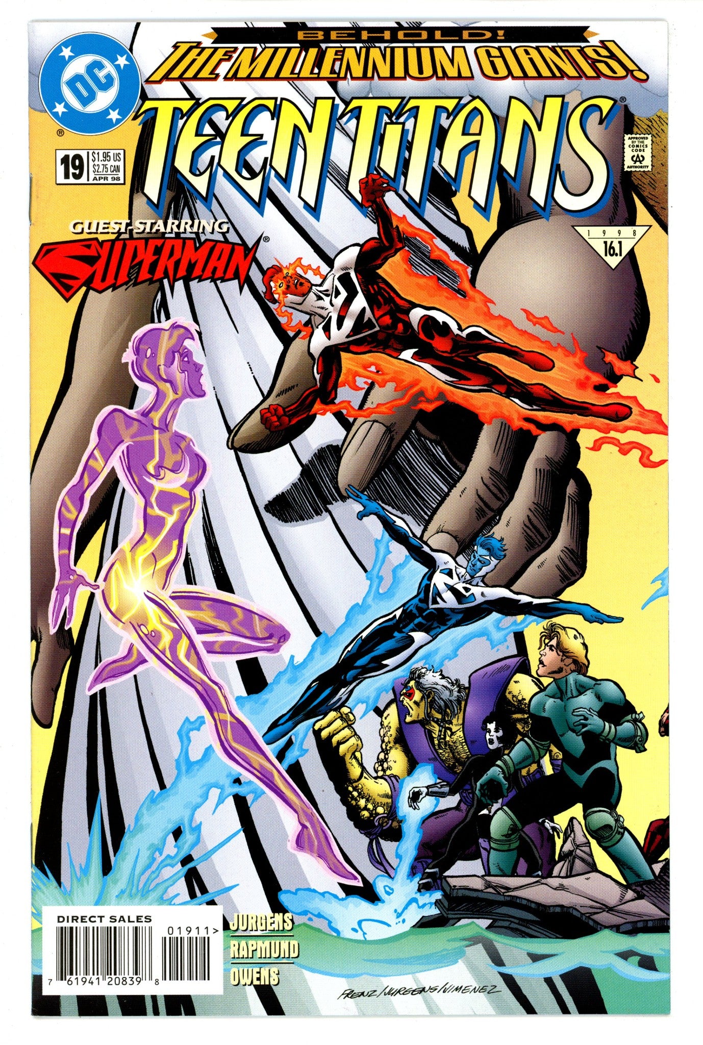 Teen Titans Vol 2 19 High Grade (1998) 