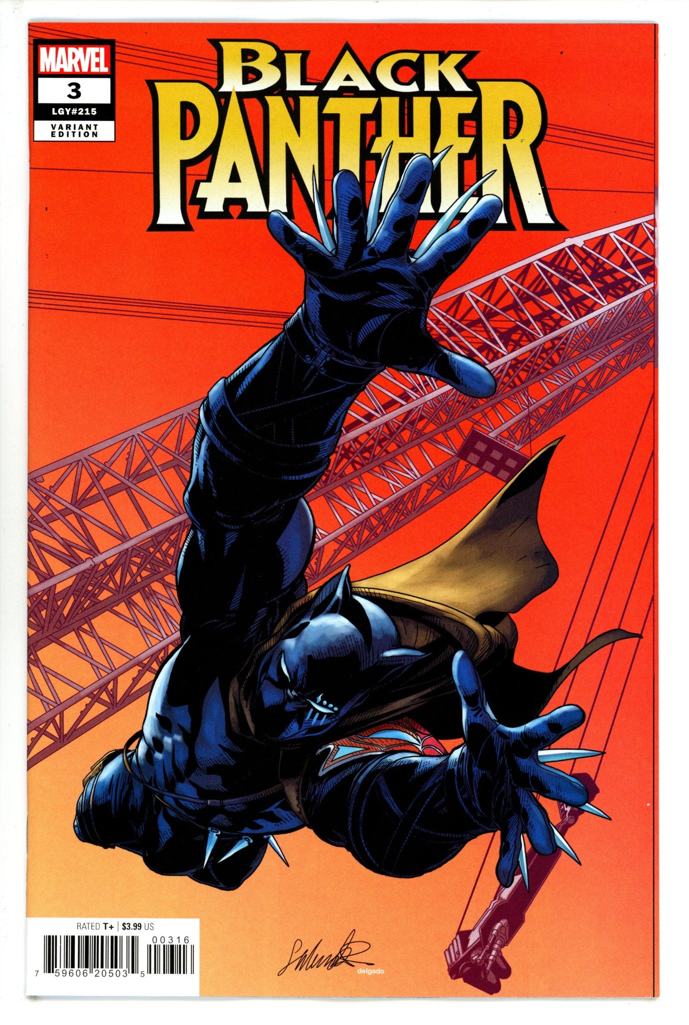 Black Panther Vol 9 3 Larroca Incentive Variant NM- (2023)