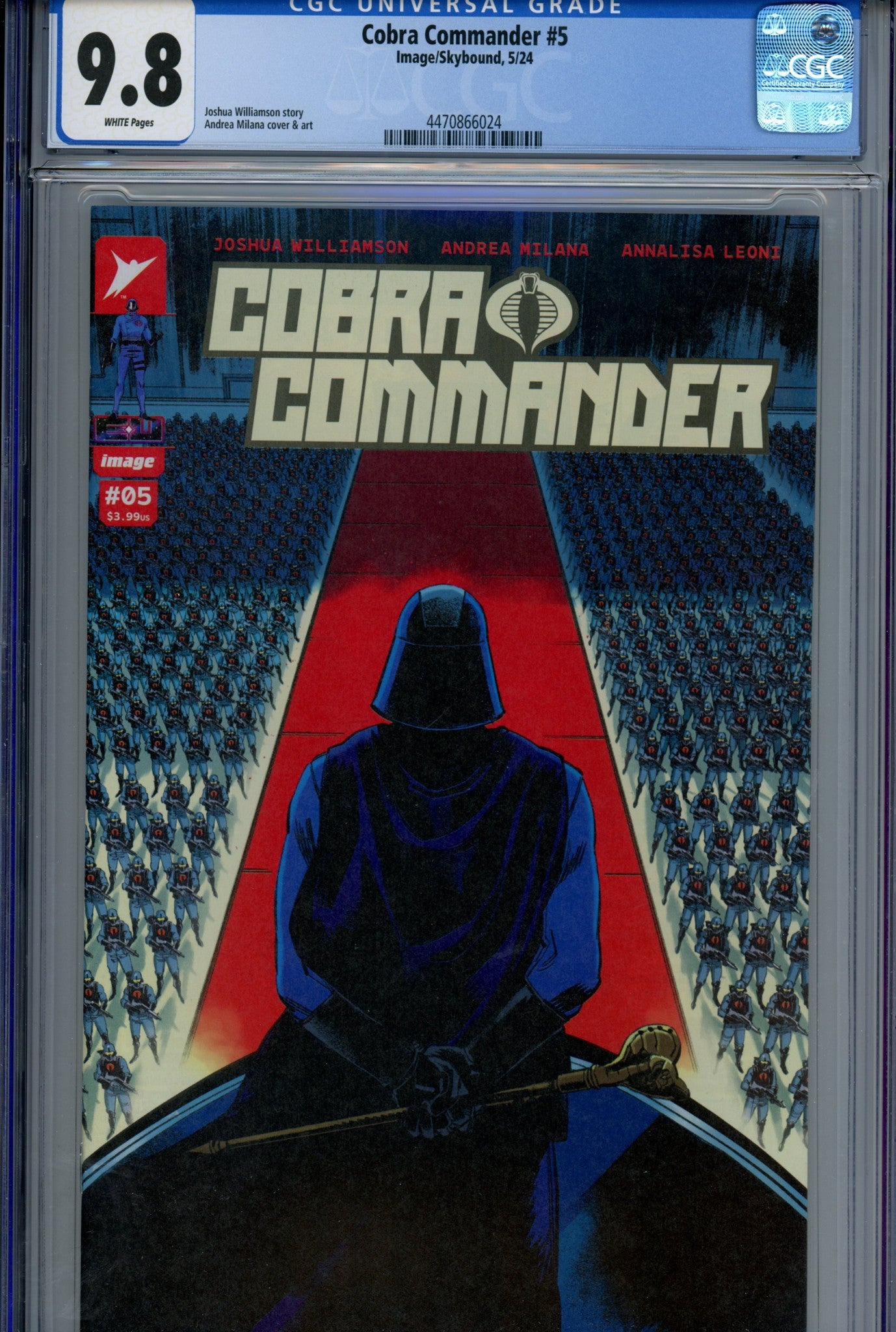 Cobra Commander 5 CGC 9.8 (NM/M) (2024) 