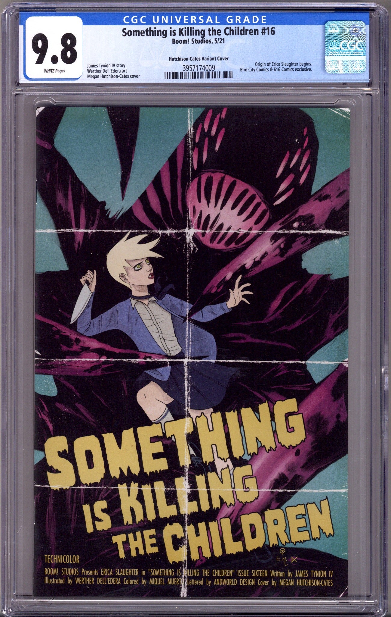 Something Is Killing the Children   16 CGC 9.8 (NM/M)   (2021) Hutchinson-Cates     Exclusive Variant  