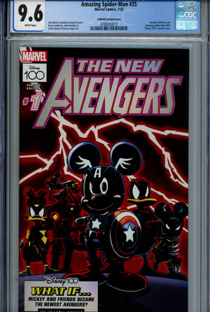 Amazing Spider-Man Vol 6 25 Soffritti Disney 100 Homage Variant CGC 9.6 (2023)