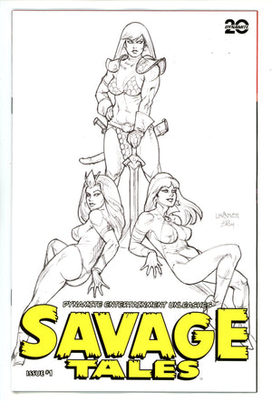 Savage Tales Winter Special 1 Linsner B&W Incentive Variant (2025)
