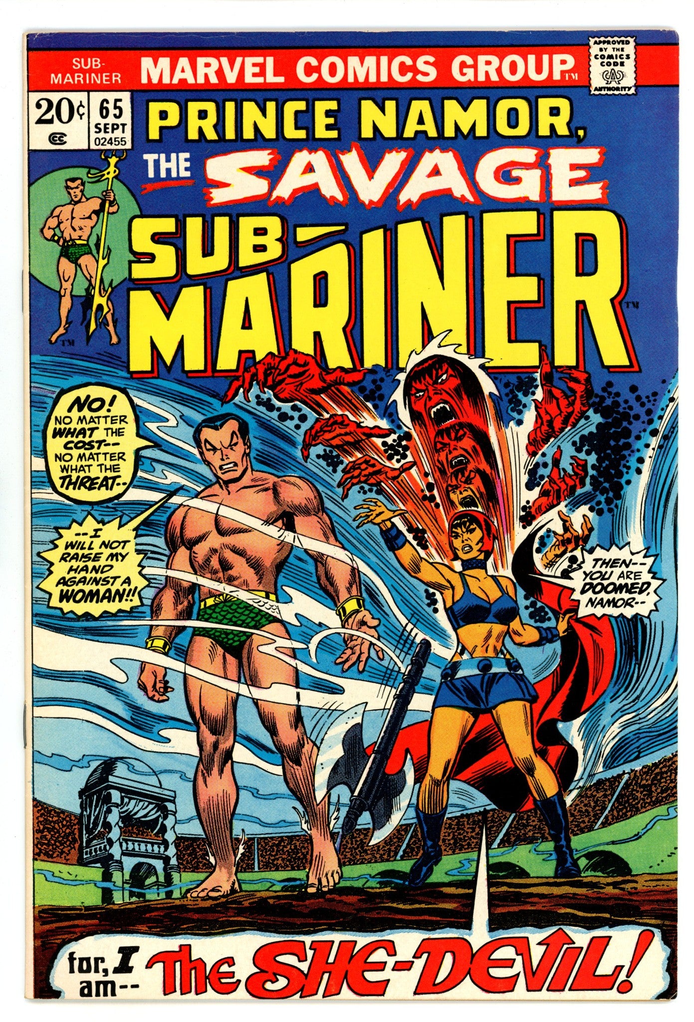 Sub-Mariner Vol 1 65 FN (6.0) (1973) 