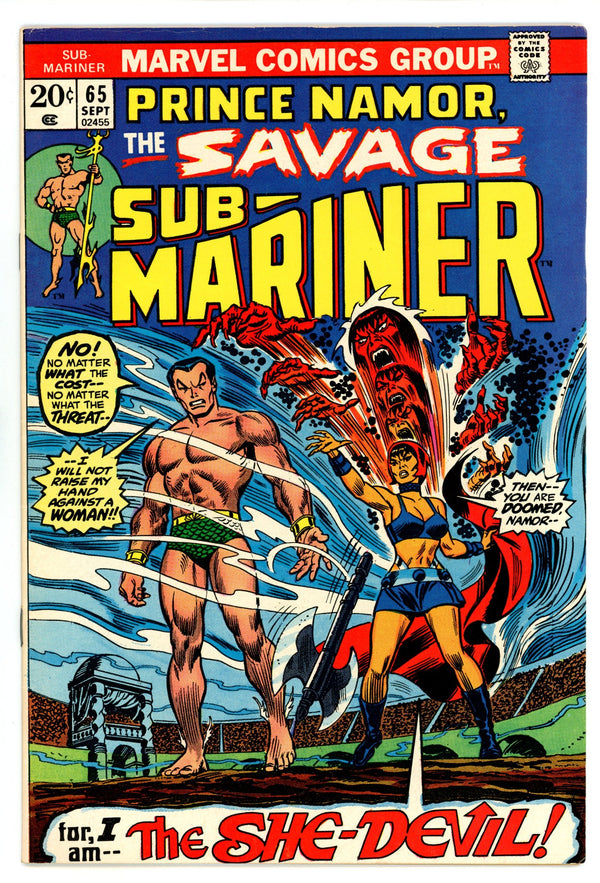 Sub-Mariner Vol 1 65 FN (6.0) (1973)