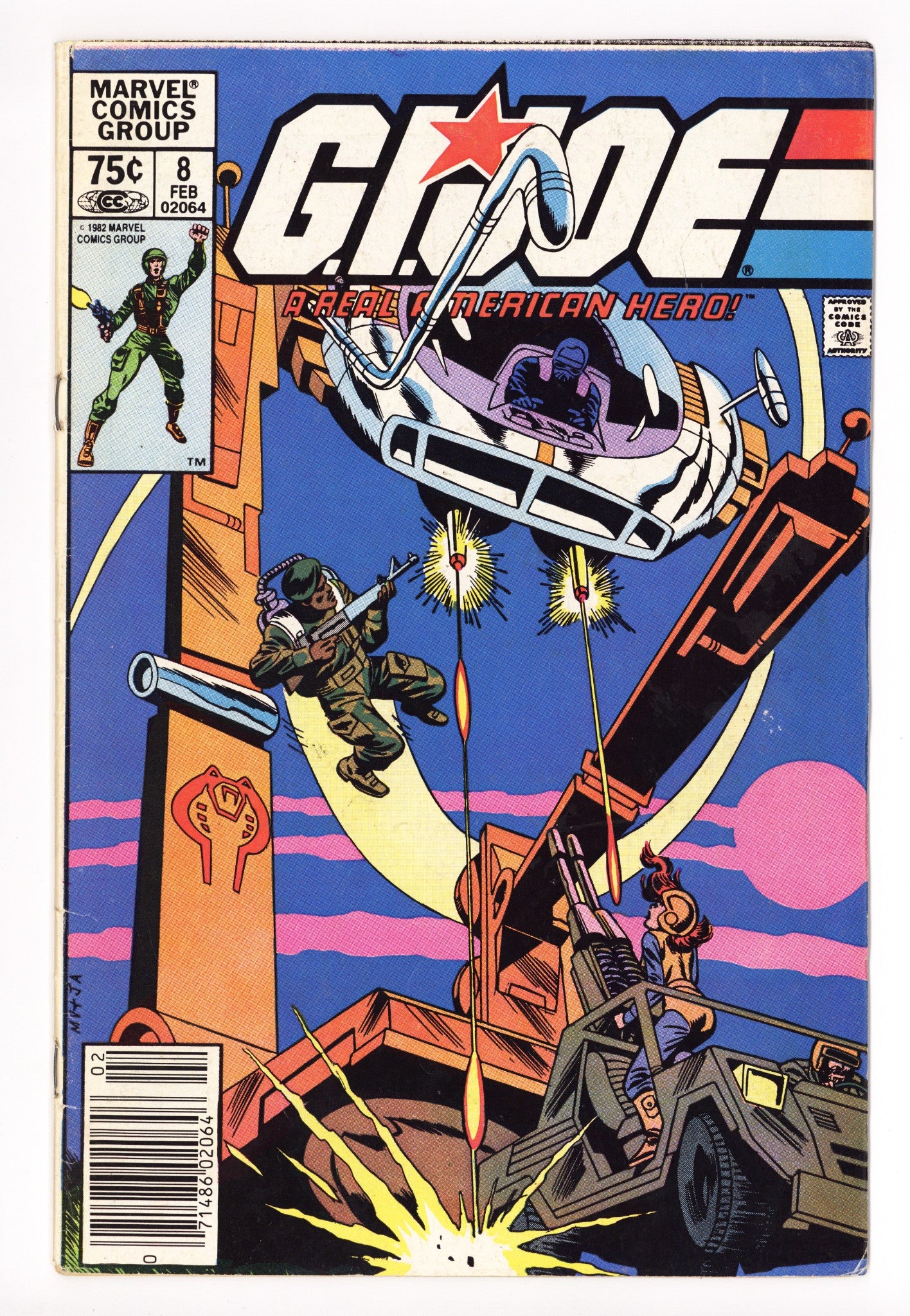 G.I. Joe, A Real American Hero 8 Low Grade (1983) Canadian Price Variant 