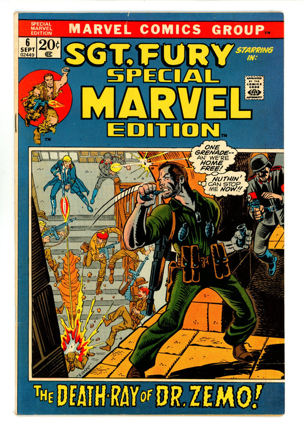 Special Marvel Edition 6 FN/VF (7.0) (1972)
