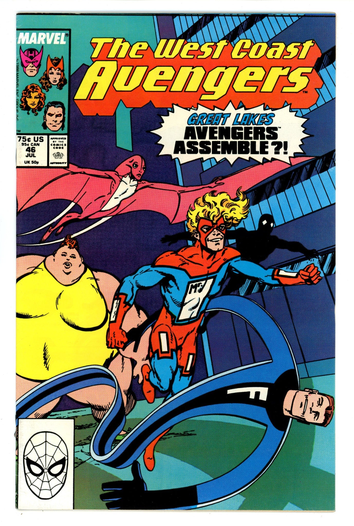West Coast Avengers Vol 2 46 FN (6.0) (1989) 