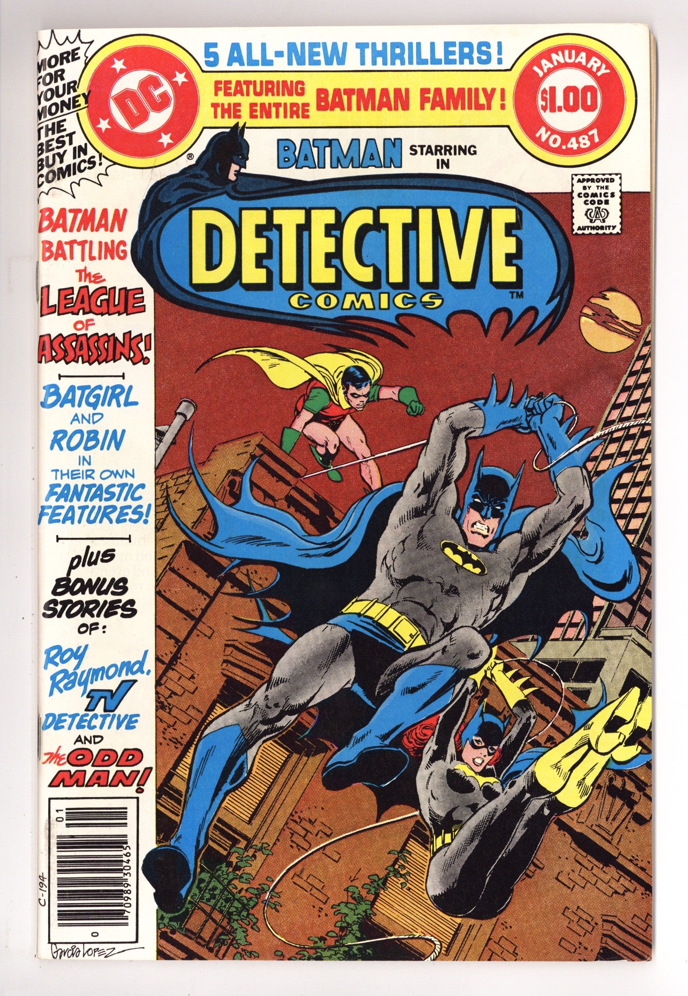 Detective Comics Vol 1 487 VF/NM (9.0) (1979) 