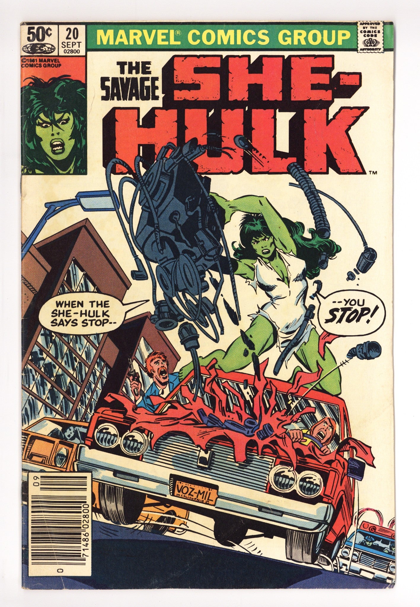 The Savage She-Hulk Vol 1 20 Mid Grade (1981) 