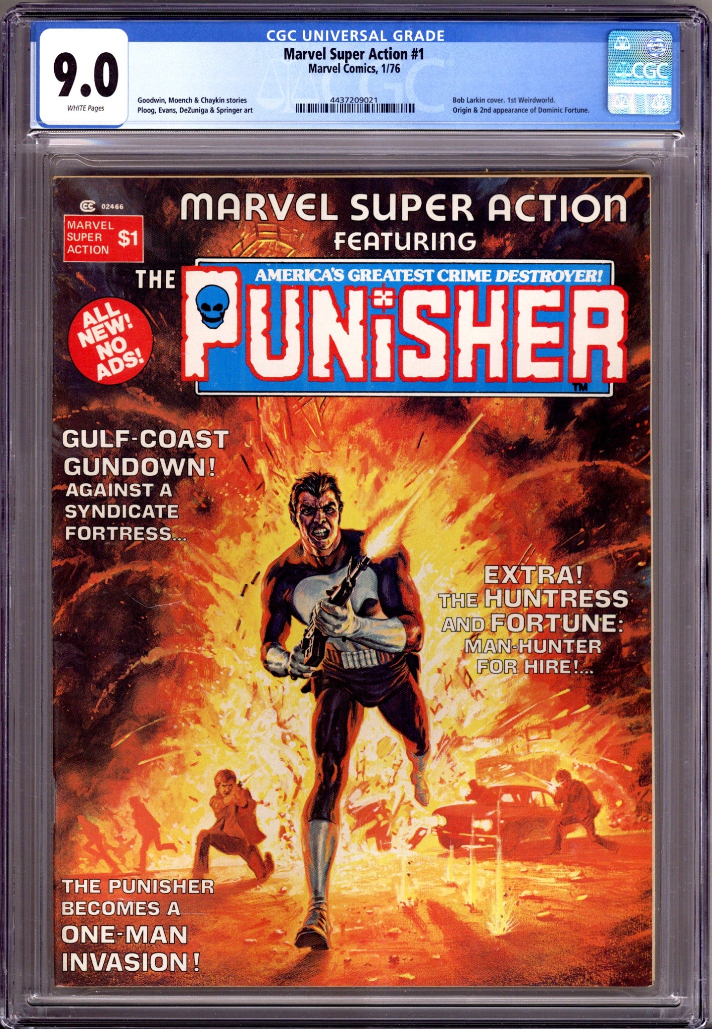 Marvel Super Action Vol 1 1 CGC 9.0 (VF/NM)   (1976)        