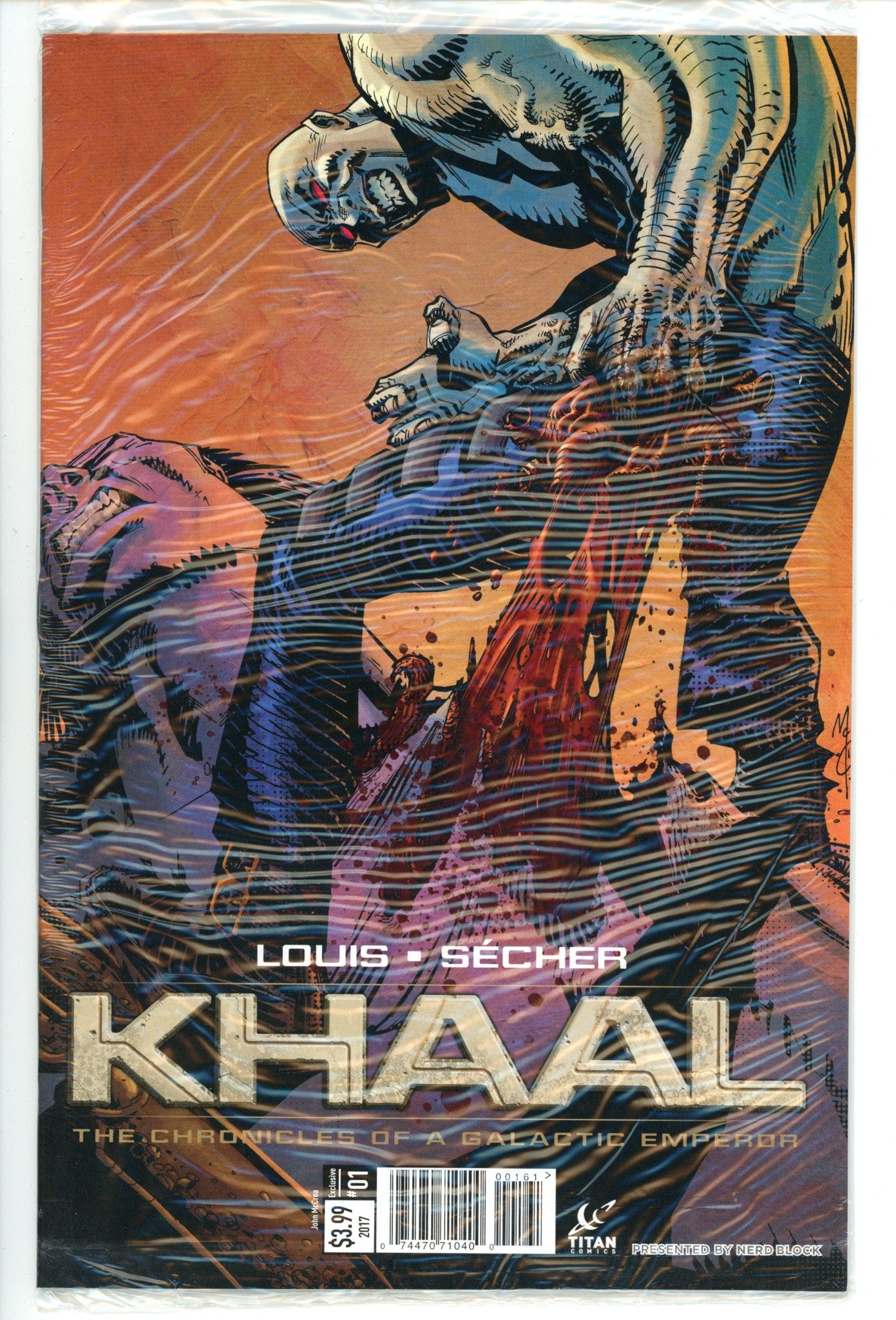 Khaal: The Chronicles of a Galactic Emperor 1 New, Sealed (2017) McCrea Nerd Block Exclusive Variant 
