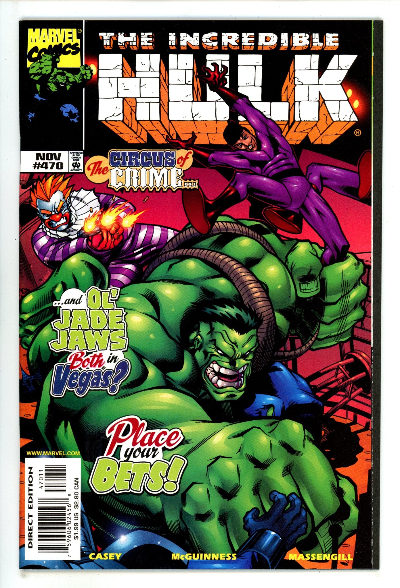 The Incredible Hulk Vol 1 470 High Grade (1998) 