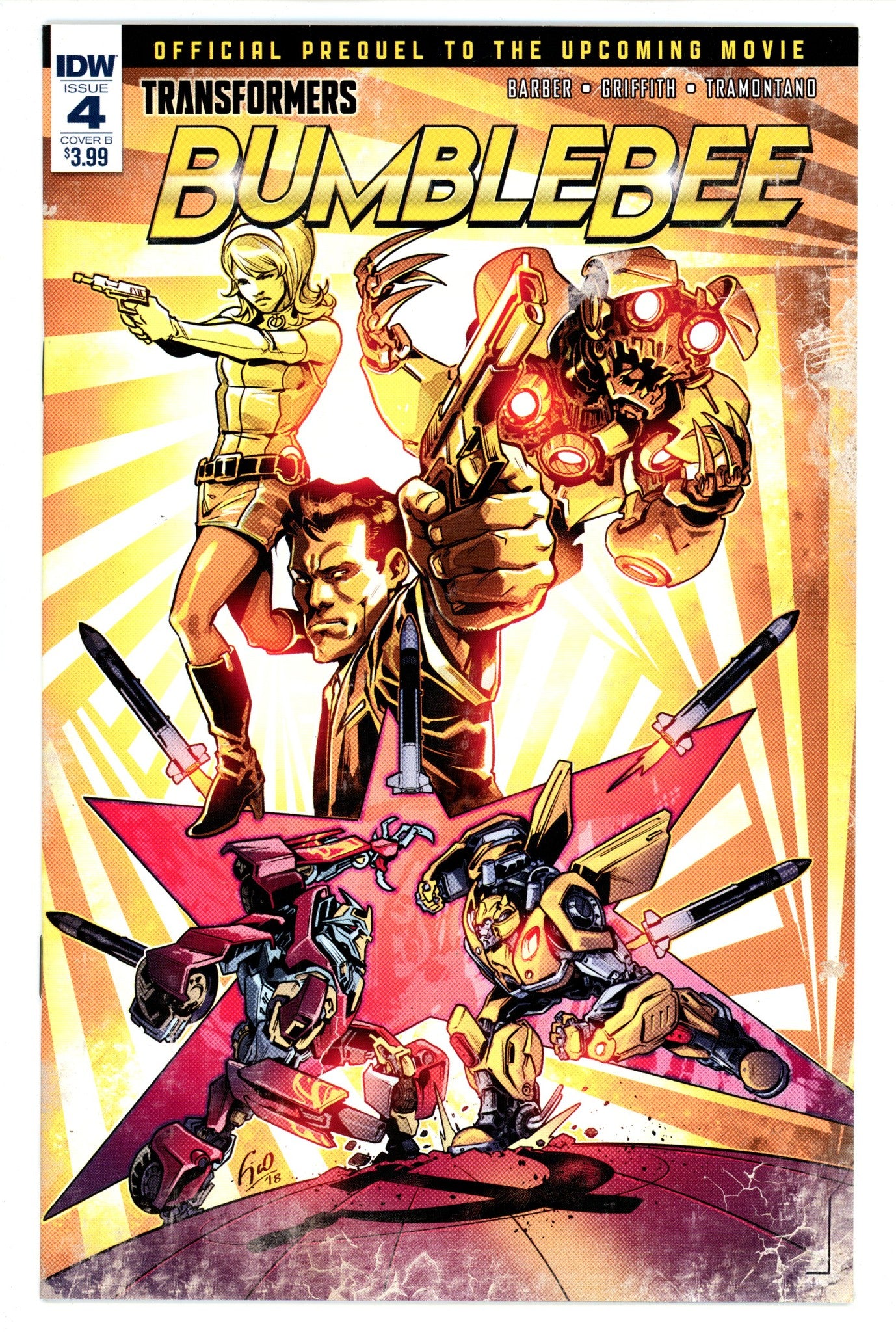 Transformers: Bumblebee Movie Prequel 4 High Grade (2018) Ossio Variant 