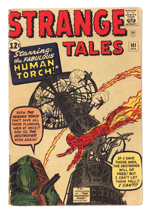 Strange Tales Vol 1 101 GD+ (2.5) (1962)